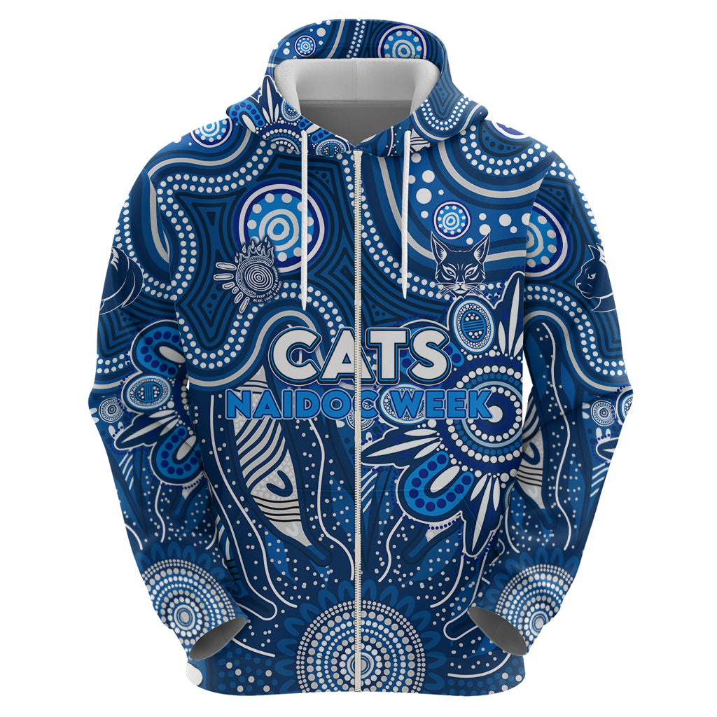 Personalised Cats NAIDOC Week 2024 Hoodie Aussie Aboriginal Art - Vibe Hoodie Shop