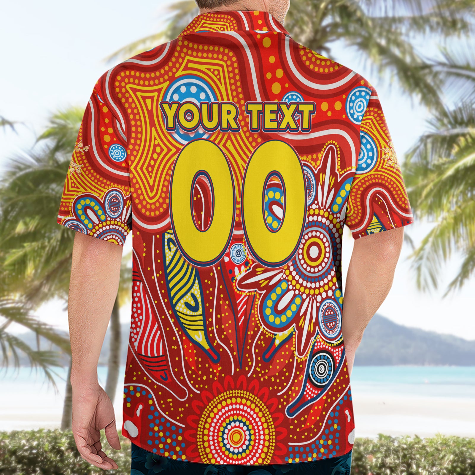 Personalised Sunnies NAIDOC Week 2024 Hawaiian Shirt Aussie Aboriginal Art - Vibe Hoodie Shop