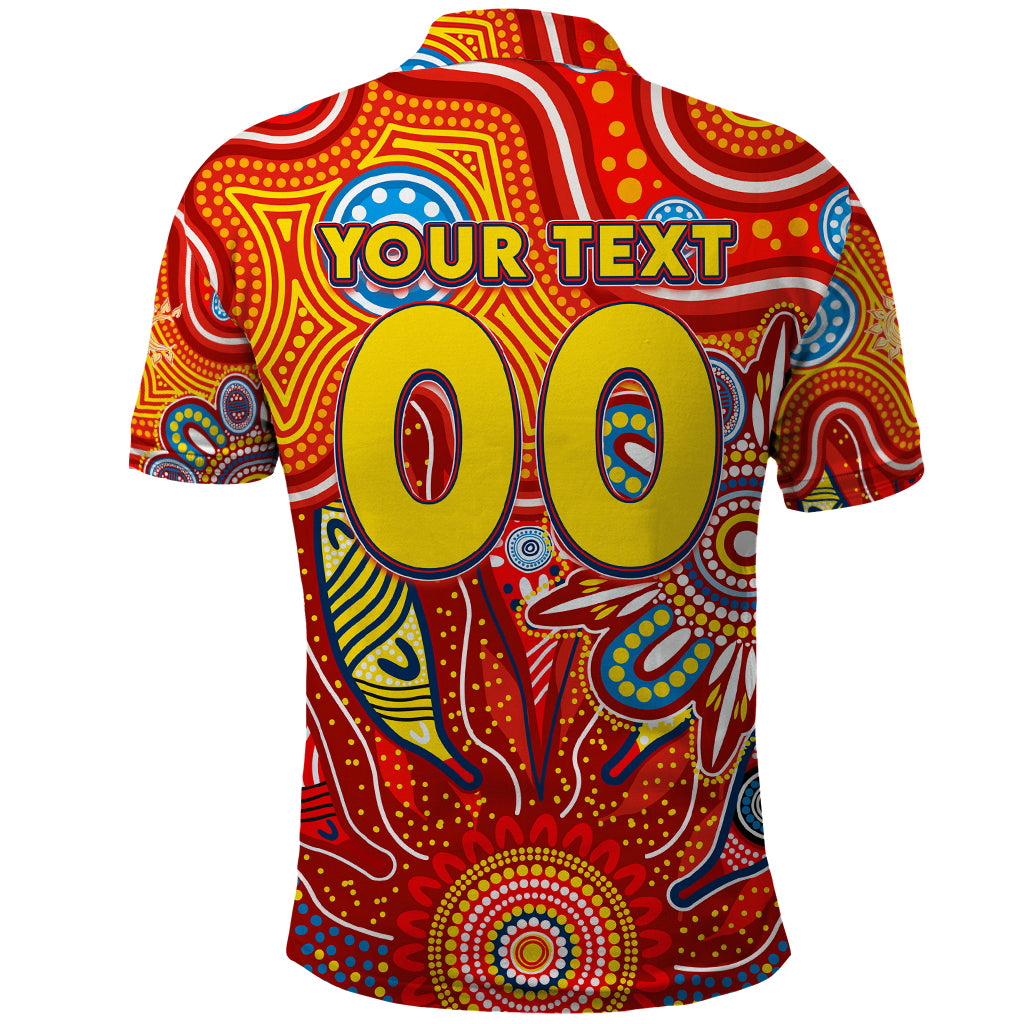 Personalised Sunnies NAIDOC Week 2024 Polo Shirt Aussie Aboriginal Art - Vibe Hoodie Shop