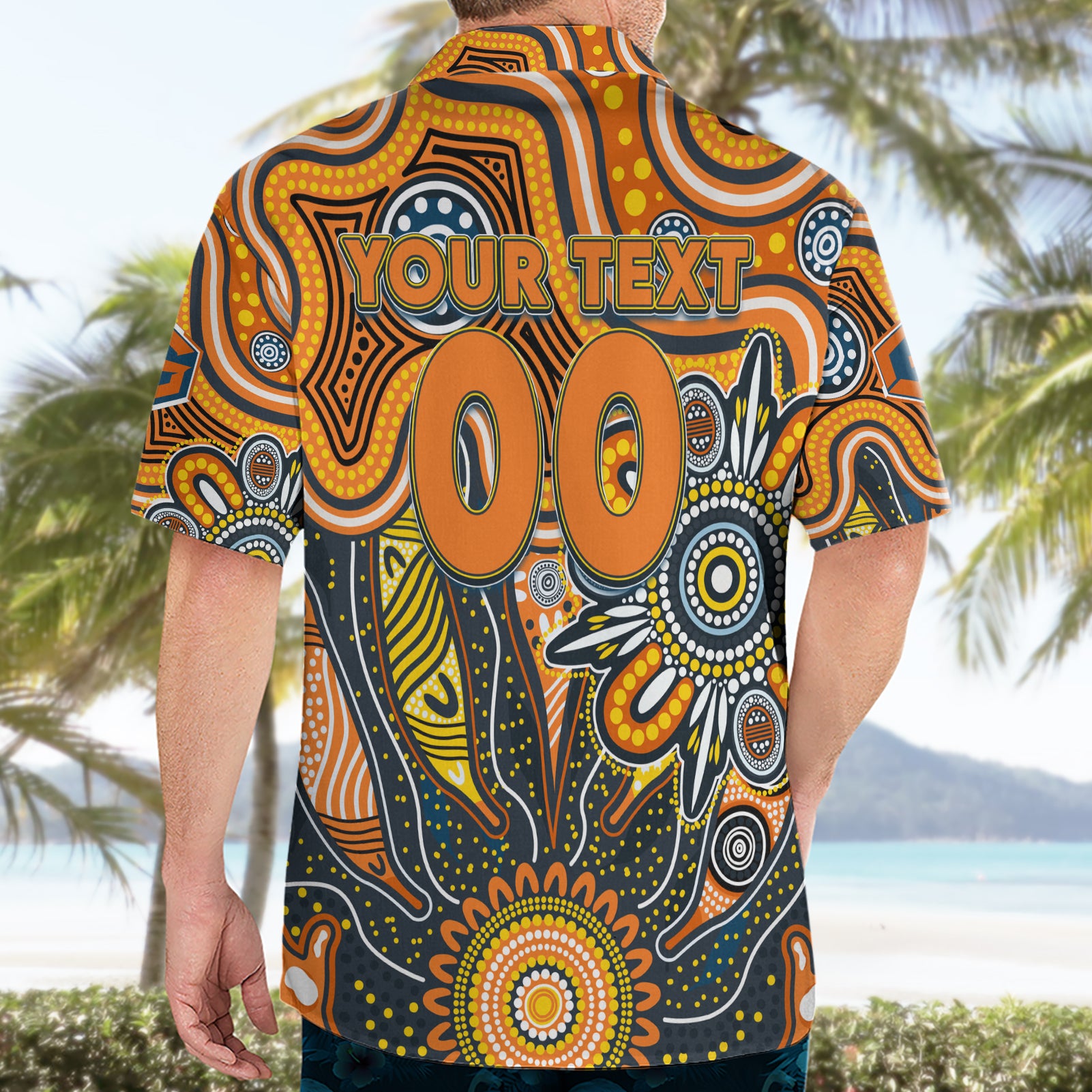 Personalised Giants NAIDOC Week 2024 Hawaiian Shirt Aussie Aboriginal Art - Vibe Hoodie Shop