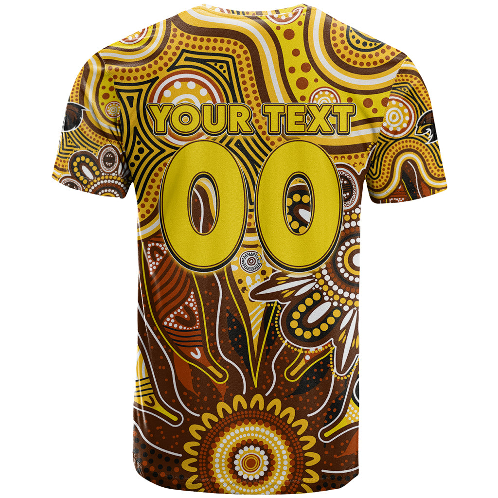 Personalised Hawks NAIDOC Week 2024 T Shirt Aussie Aboriginal Art - Vibe Hoodie Shop