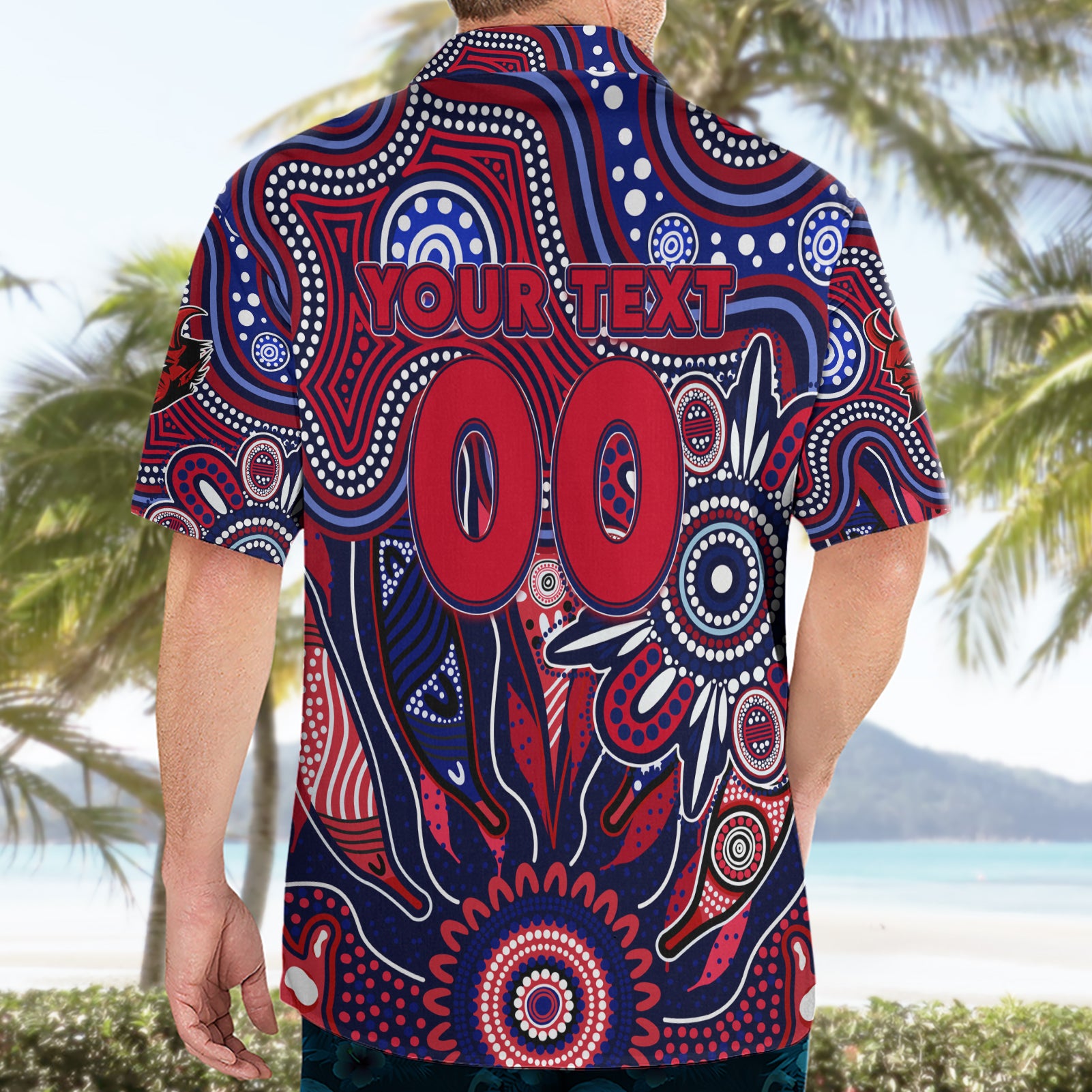 Personalised Demons NAIDOC Week 2024 Hawaiian Shirt Aussie Aboriginal Art - Vibe Hoodie Shop