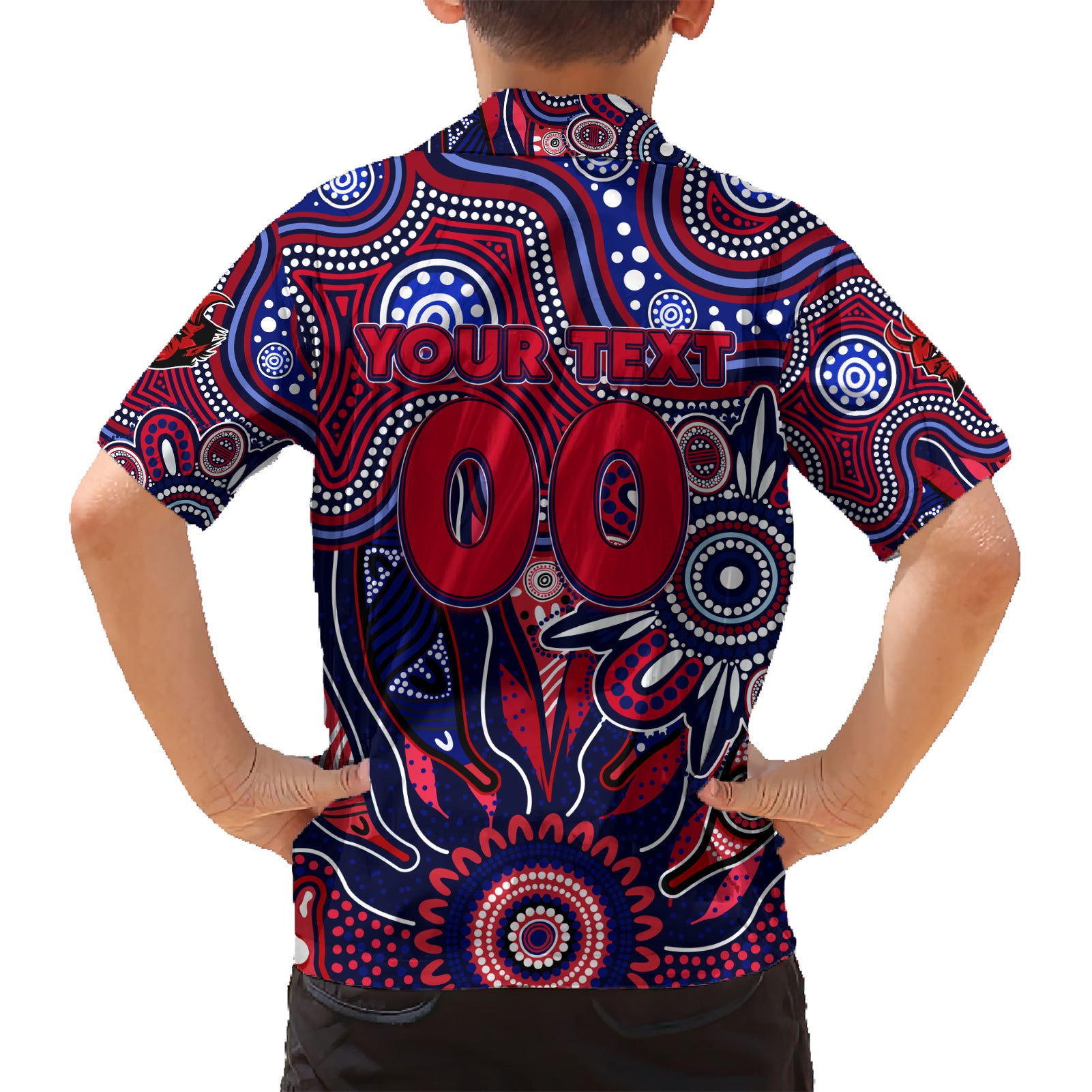 Personalised Demons NAIDOC Week 2024 Hawaiian Shirt Aussie Aboriginal Art - Vibe Hoodie Shop