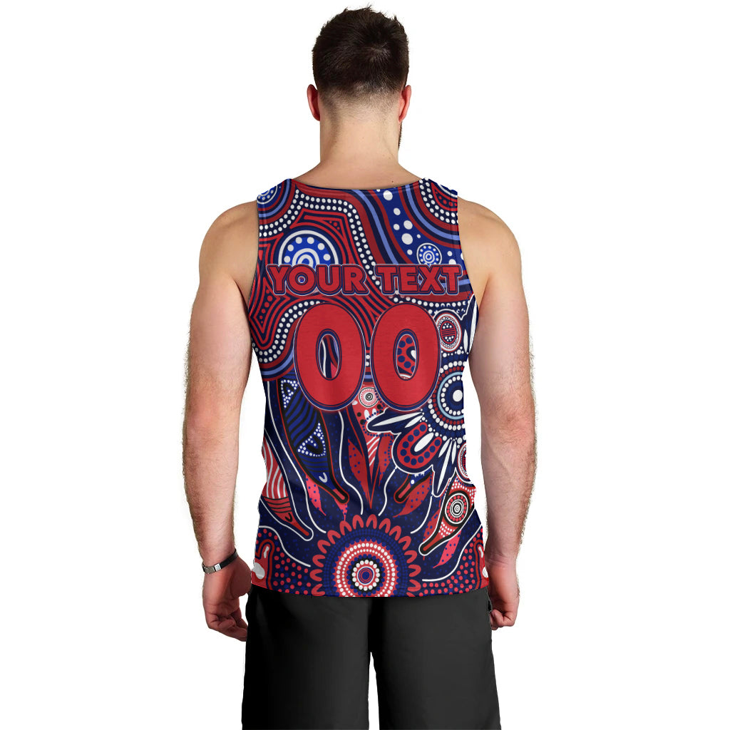 Personalised Demons NAIDOC Week 2024 Men Tank Top Aussie Aboriginal Art - Vibe Hoodie Shop