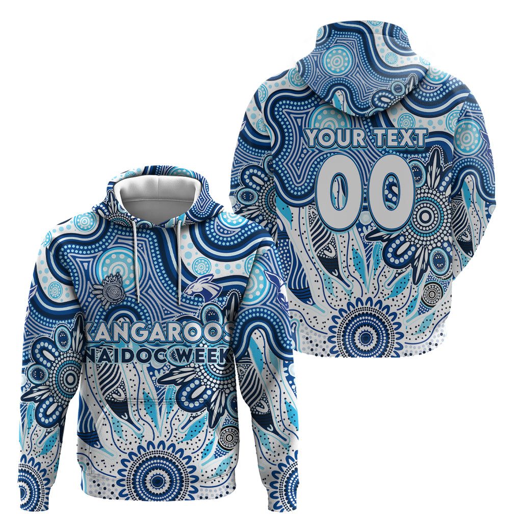 Personalised Kangaroos NAIDOC Week 2024 Hoodie Aussie Aboriginal Art - Vibe Hoodie Shop