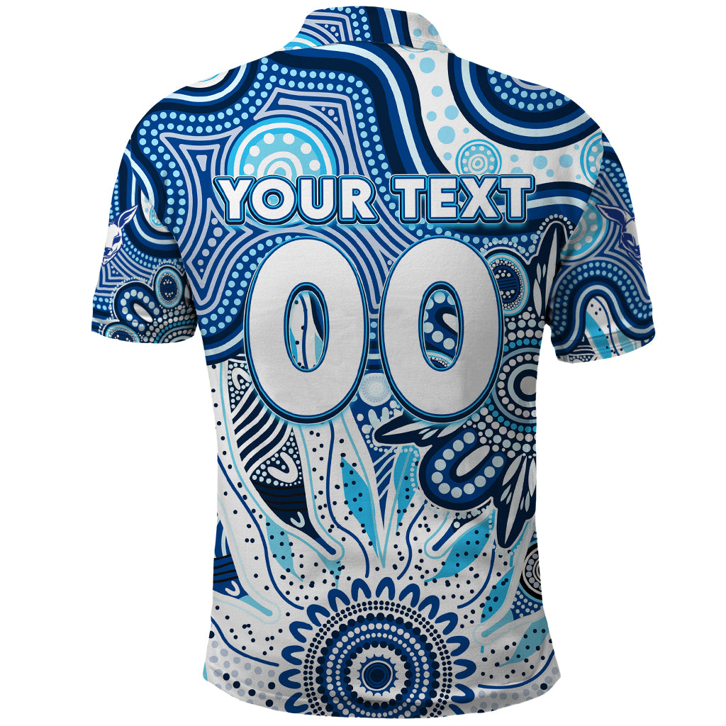 Personalised Kangaroos NAIDOC Week 2024 Polo Shirt Aussie Aboriginal Art - Vibe Hoodie Shop