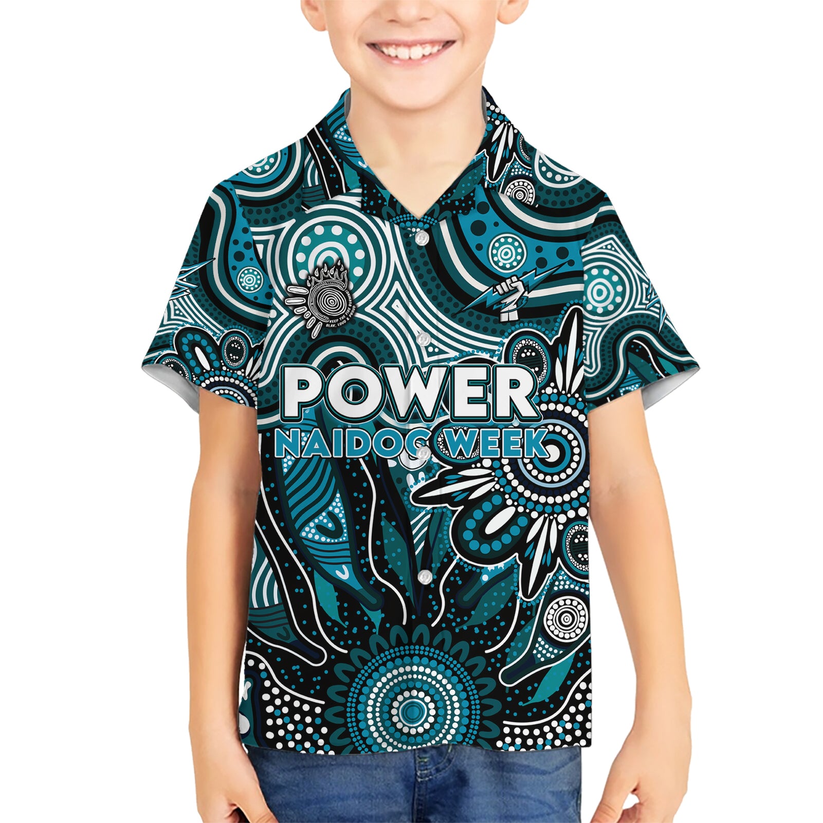 Personalised Power NAIDOC Week 2024 Hawaiian Shirt Aussie Aboriginal Art - Vibe Hoodie Shop