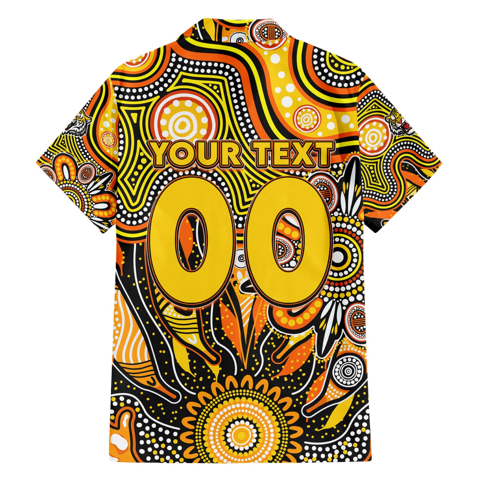 Personalised Tiger NAIDOC Week 2024 Hawaiian Shirt Aussie Aboriginal Art - Vibe Hoodie Shop