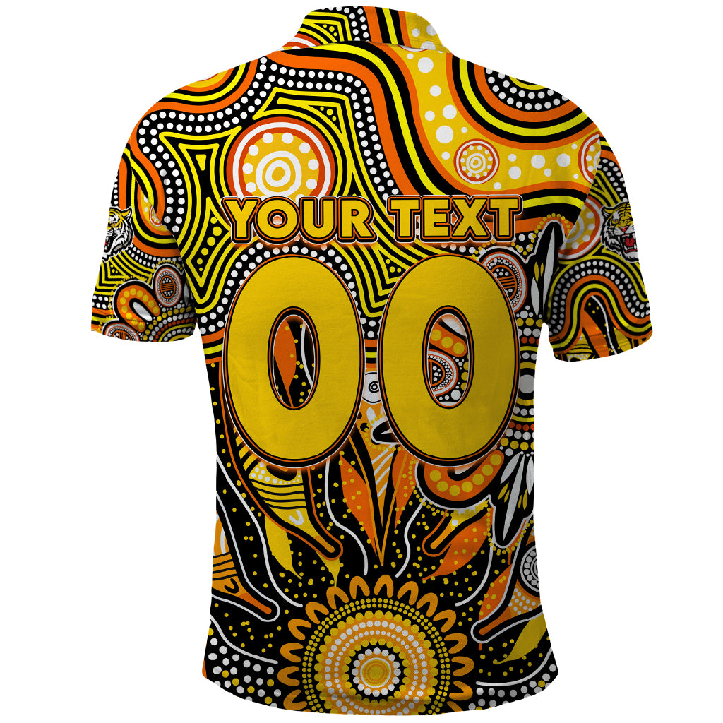 Personalised Tiger NAIDOC Week 2024 Polo Shirt Aussie Aboriginal Art - Vibe Hoodie Shop