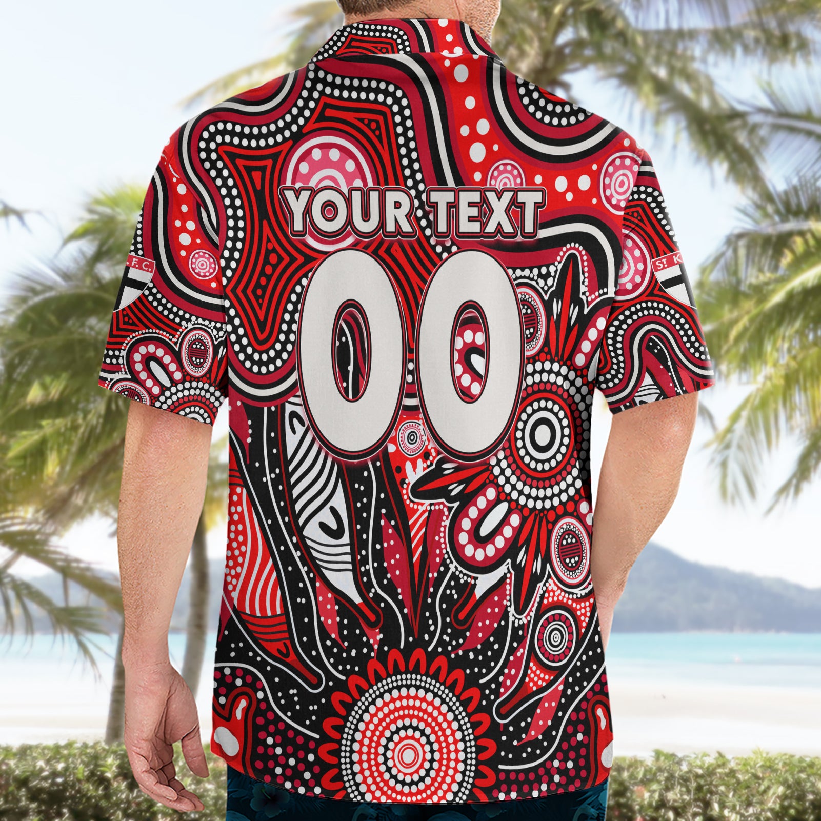 Personalised Saints NAIDOC Week 2024 Hawaiian Shirt Aussie Aboriginal Art - Vibe Hoodie Shop