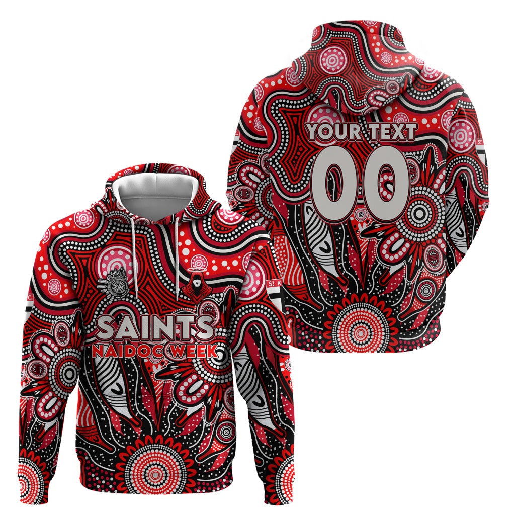 Personalised Saints NAIDOC Week 2024 Hoodie Aussie Aboriginal Art - Vibe Hoodie Shop
