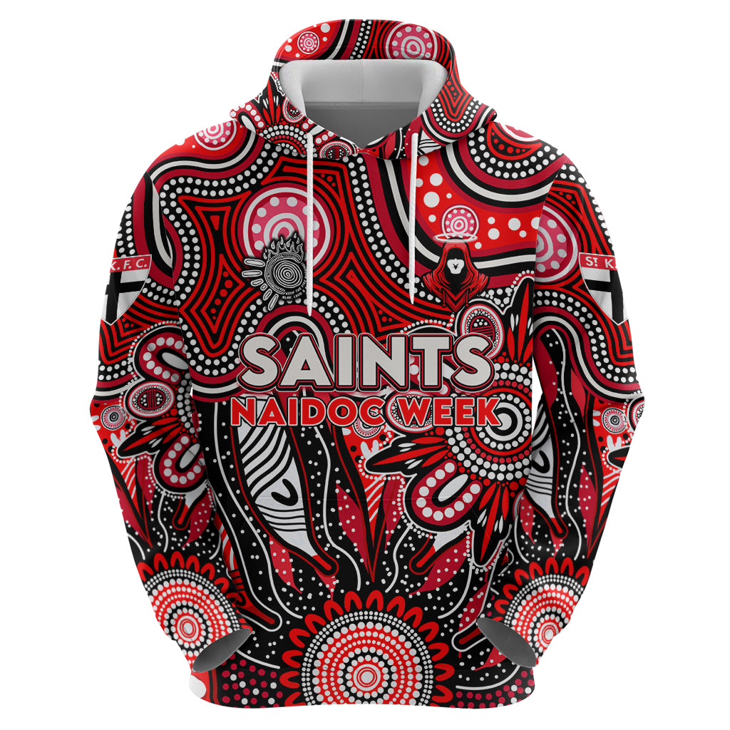 Personalised Saints NAIDOC Week 2024 Hoodie Aussie Aboriginal Art - Vibe Hoodie Shop