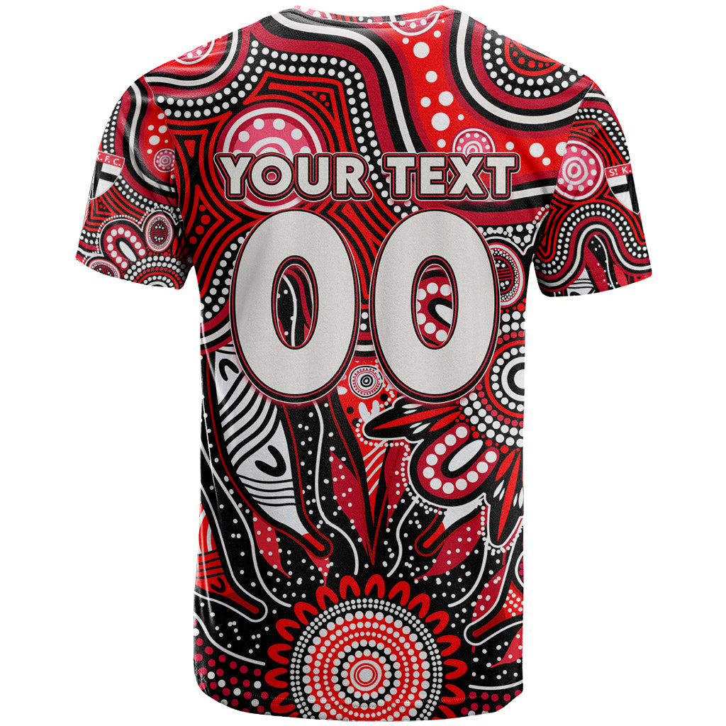 Personalised Saints NAIDOC Week 2024 T Shirt Aussie Aboriginal Art - Vibe Hoodie Shop