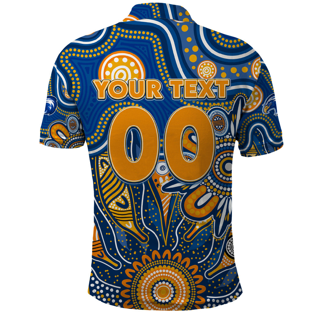 Personalised Eagles NAIDOC Week 2024 Polo Shirt Aussie Aboriginal Art - Vibe Hoodie Shop