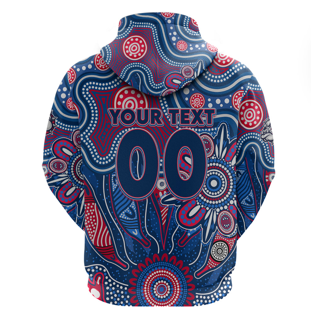 Personalised Bulldogs NAIDOC Week 2024 Hoodie Aussie Aboriginal Art - Vibe Hoodie Shop
