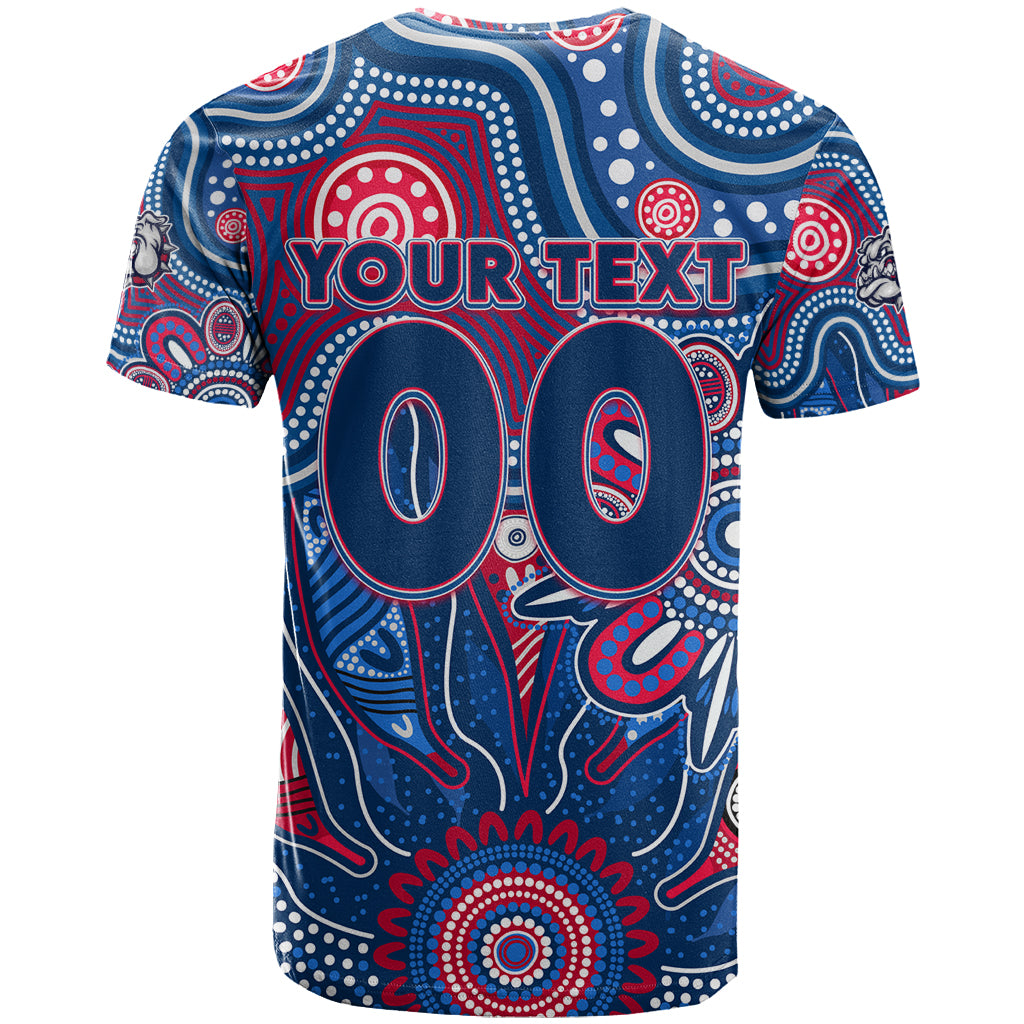 Personalised Bulldogs NAIDOC Week 2024 T Shirt Aussie Aboriginal Art - Vibe Hoodie Shop