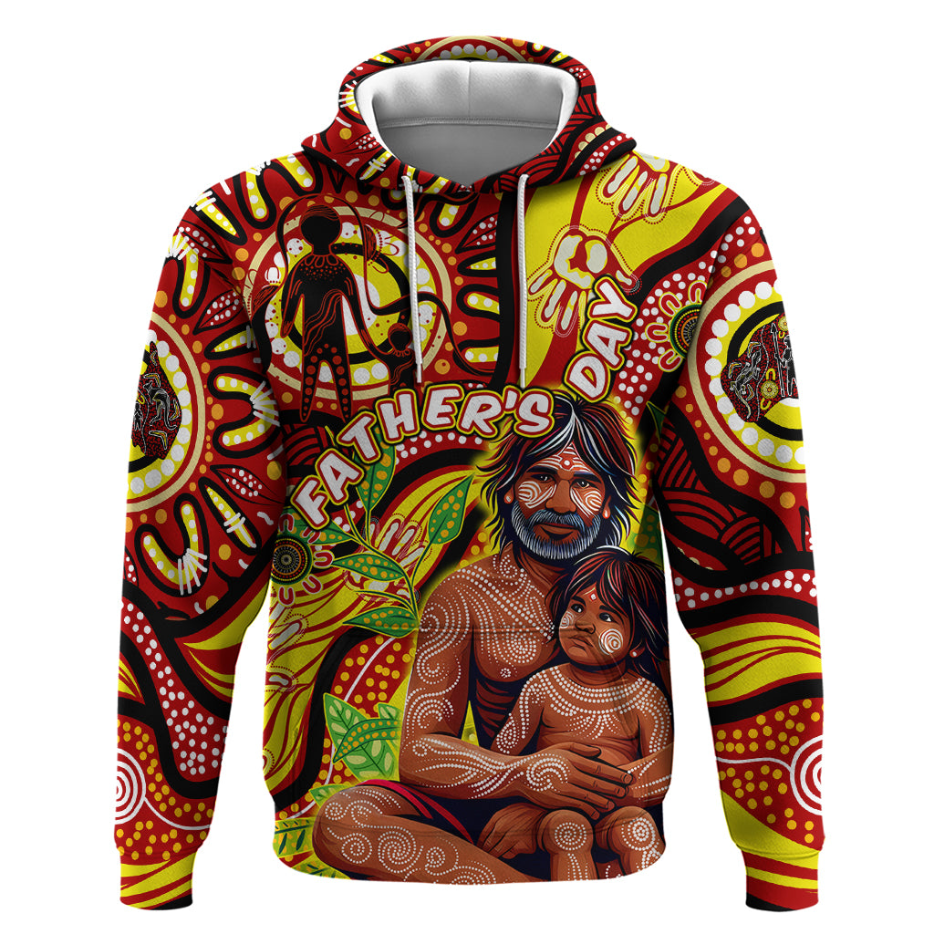 Custom Australia Father's Day Hoodie Aboriginal Father and Son - Vibe Hoodie Shop