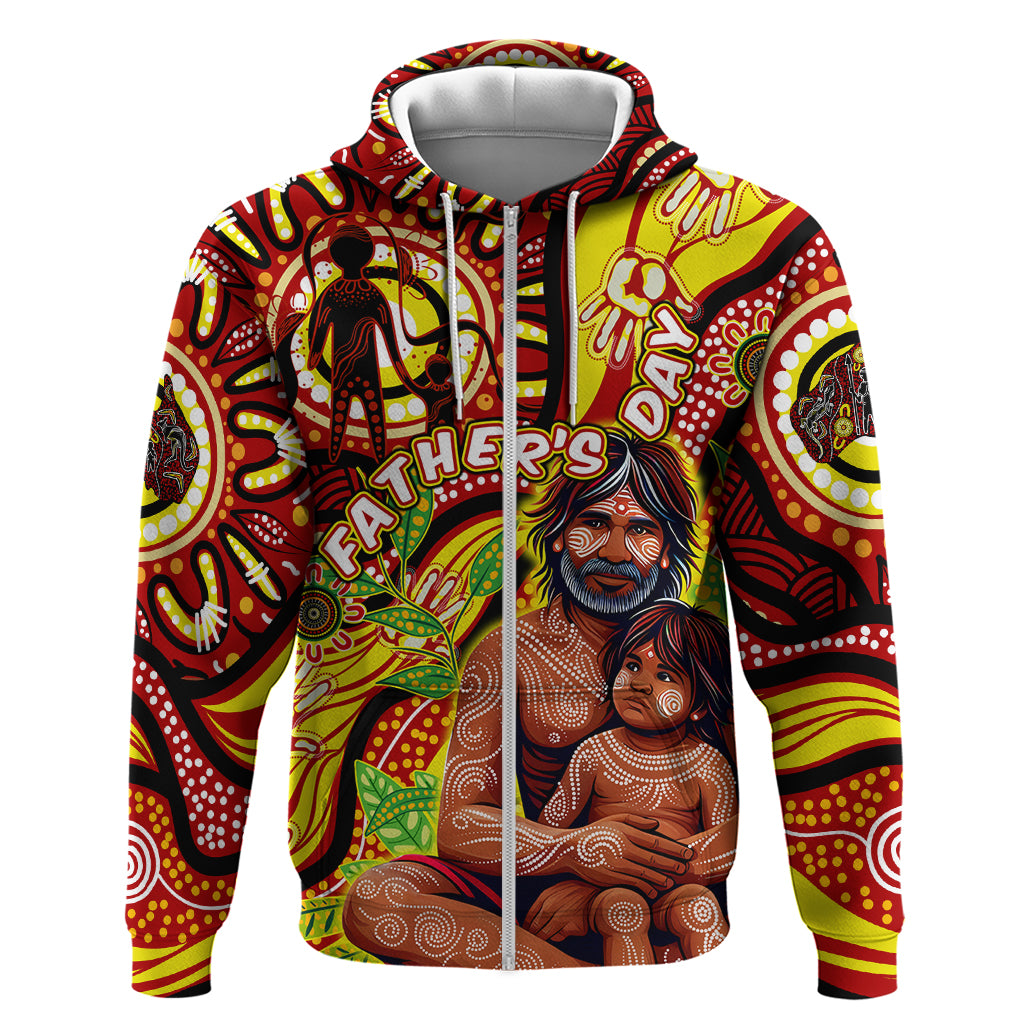 Custom Australia Father's Day Hoodie Aboriginal Father and Son - Vibe Hoodie Shop