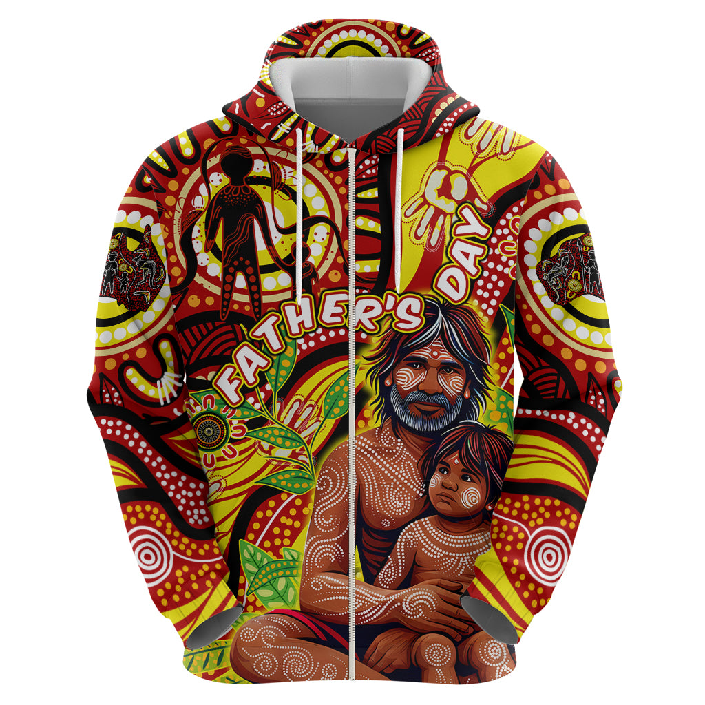 Custom Australia Father's Day Hoodie Aboriginal Father and Son - Vibe Hoodie Shop
