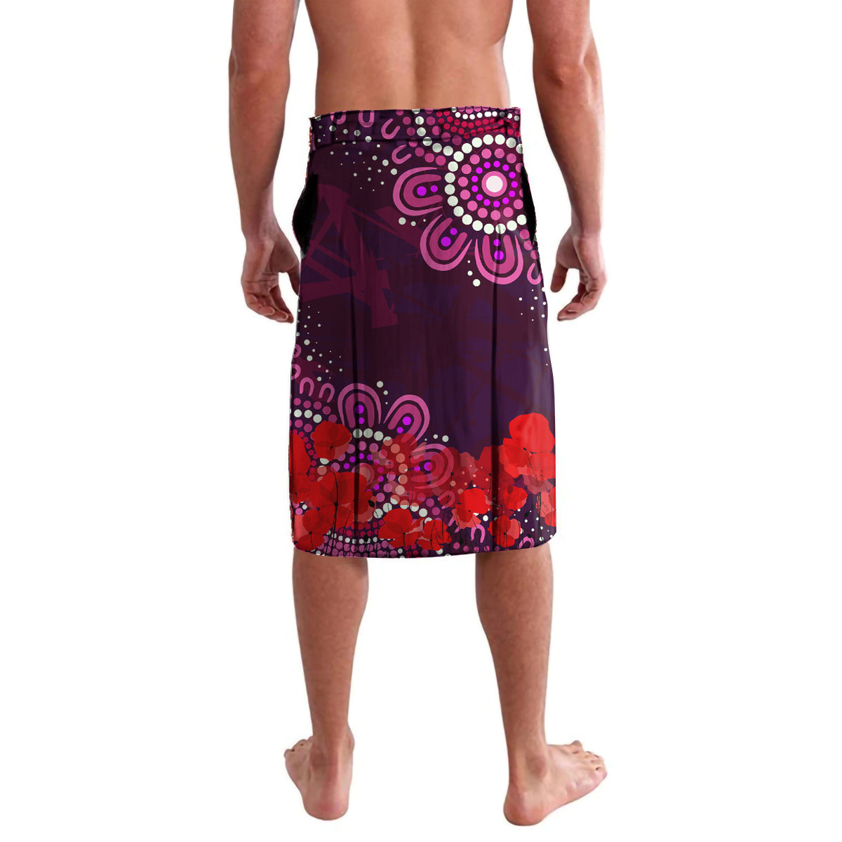 Personalised Australia Rugby Broncos ANZAC Lavalava Brisbane Scratch Style