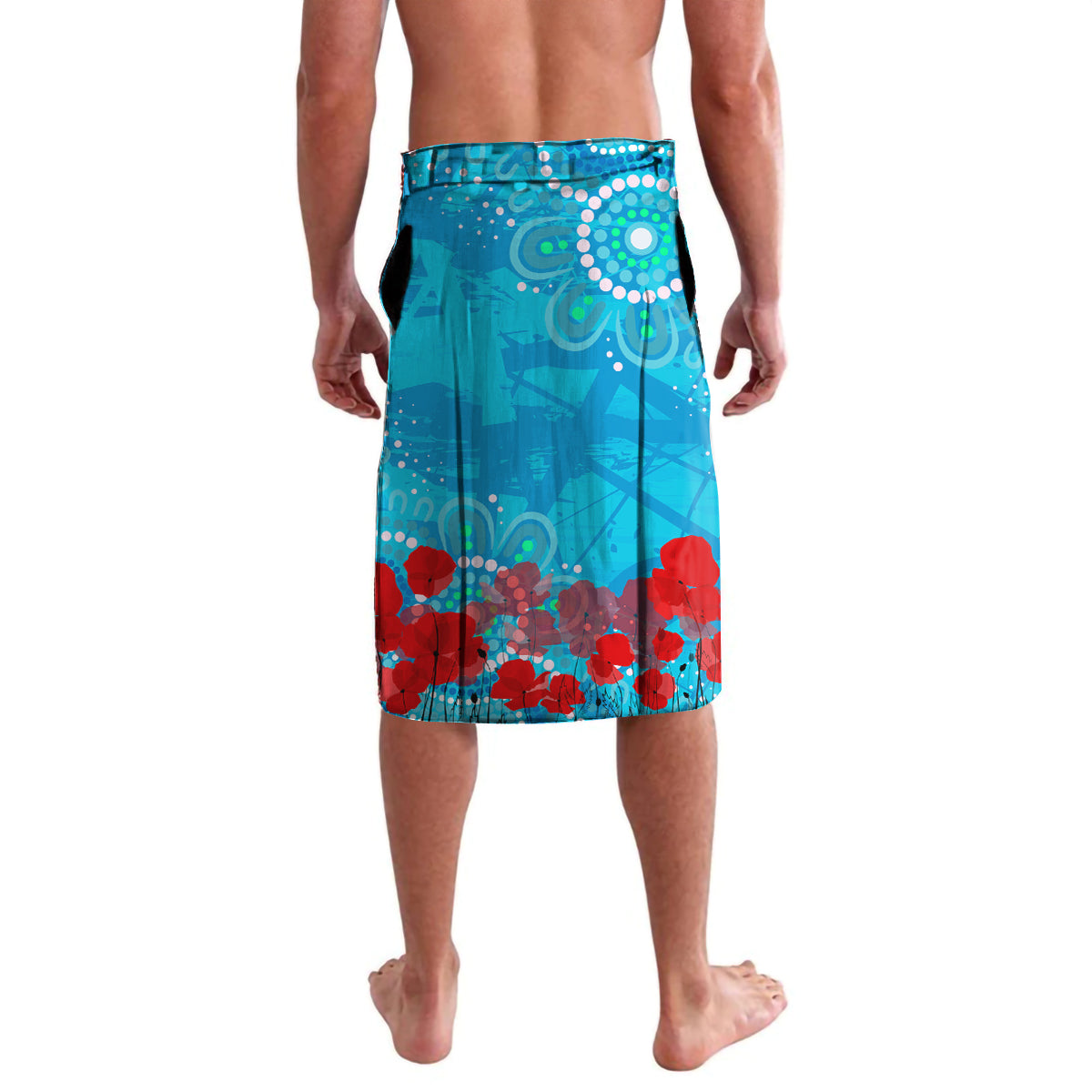 Personalised Australia Rugby Sharks ANZAC Lavalava Cronulla-Sutherland Scratch Style