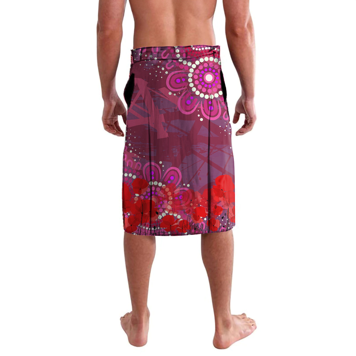 Personalised Australia Rugby Sea Eagles ANZAC Lavalava Manly-Warringah Scratch Style