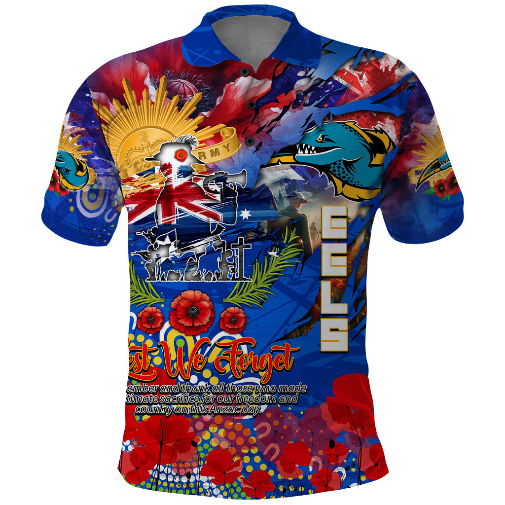 Personalised Australia Rugby Eels ANZAC Polo Shirt Parramatta Scratch Style - Vibe Hoodie Shop