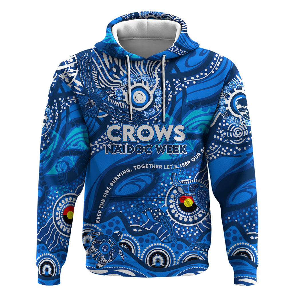Custom NAIDOC Week 2024 Cats Hoodie Aboriginal Animals Keep The Fire Burning - Vibe Hoodie Shop