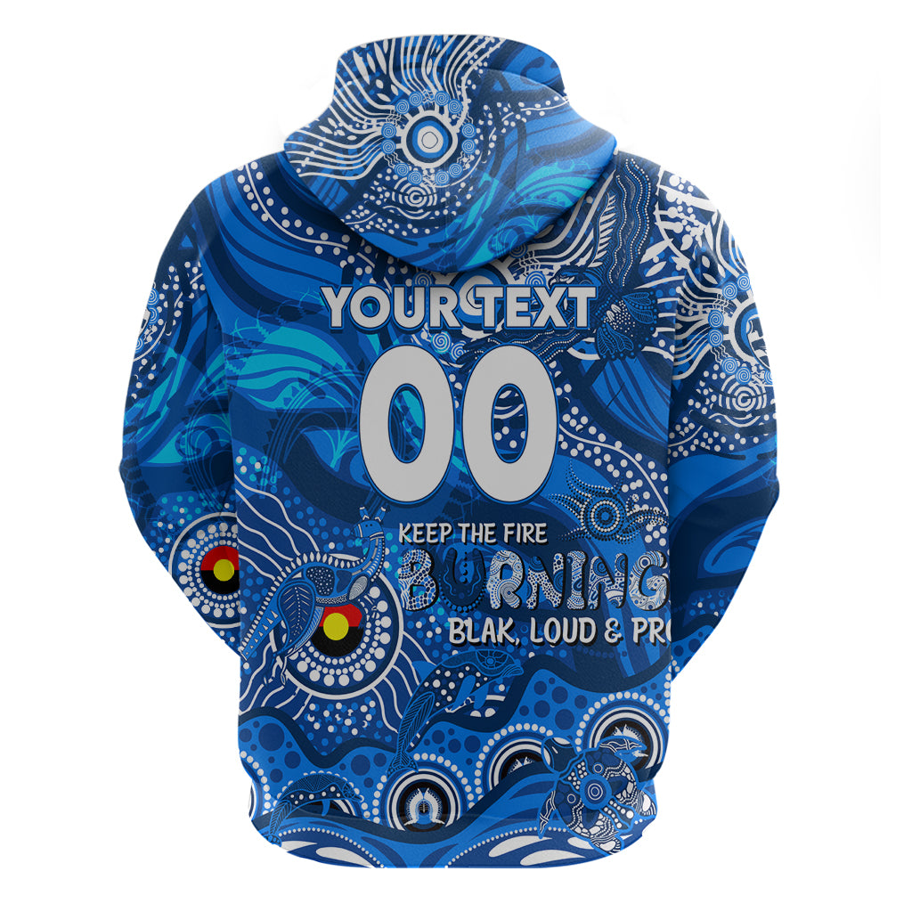 Custom NAIDOC Week 2024 Cats Hoodie Aboriginal Animals Keep The Fire Burning - Vibe Hoodie Shop