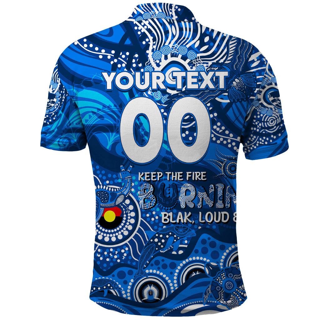 Custom NAIDOC Week 2024 Cats Polo Shirt Aboriginal Animals Keep The Fire Burning - Vibe Hoodie Shop