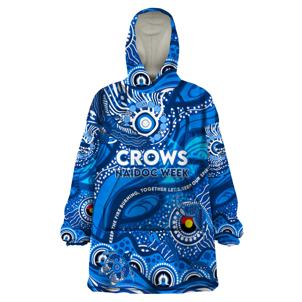 Custom NAIDOC Week 2024 Cats Wearable Blanket Hoodie Aboriginal Animals Keep The Fire Burning - Vibe Hoodie Shop