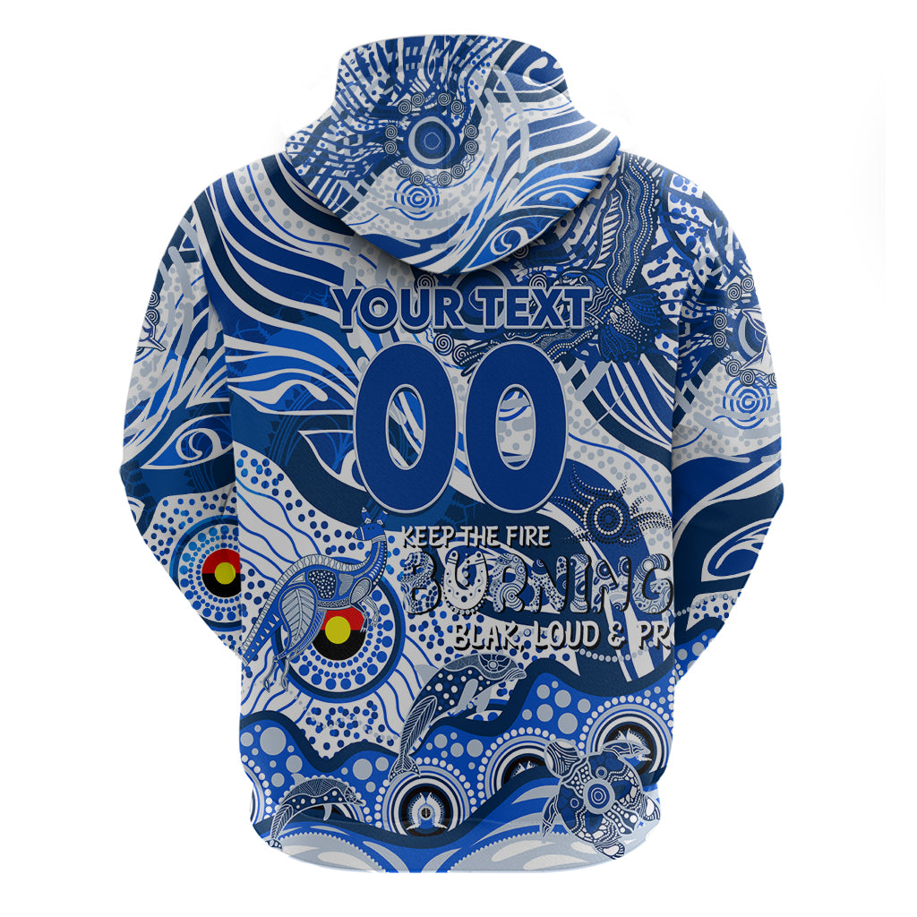 Custom NAIDOC Week 2024 Kangaroos Hoodie Aboriginal Animals Keep The Fire Burning - Vibe Hoodie Shop