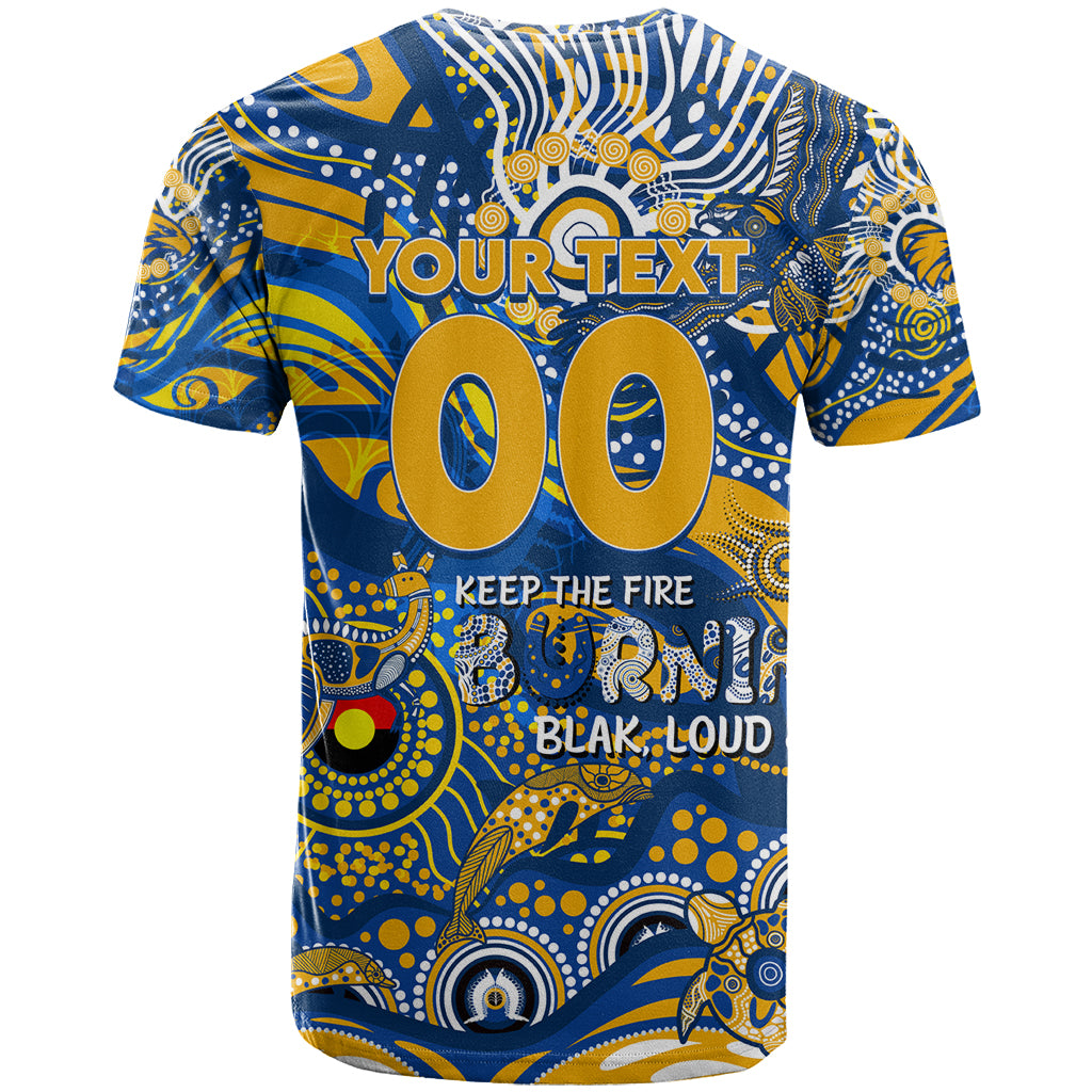 Custom NAIDOC Week 2024 Eagles T Shirt Aboriginal Animals Keep The Fire Burning - Vibe Hoodie Shop