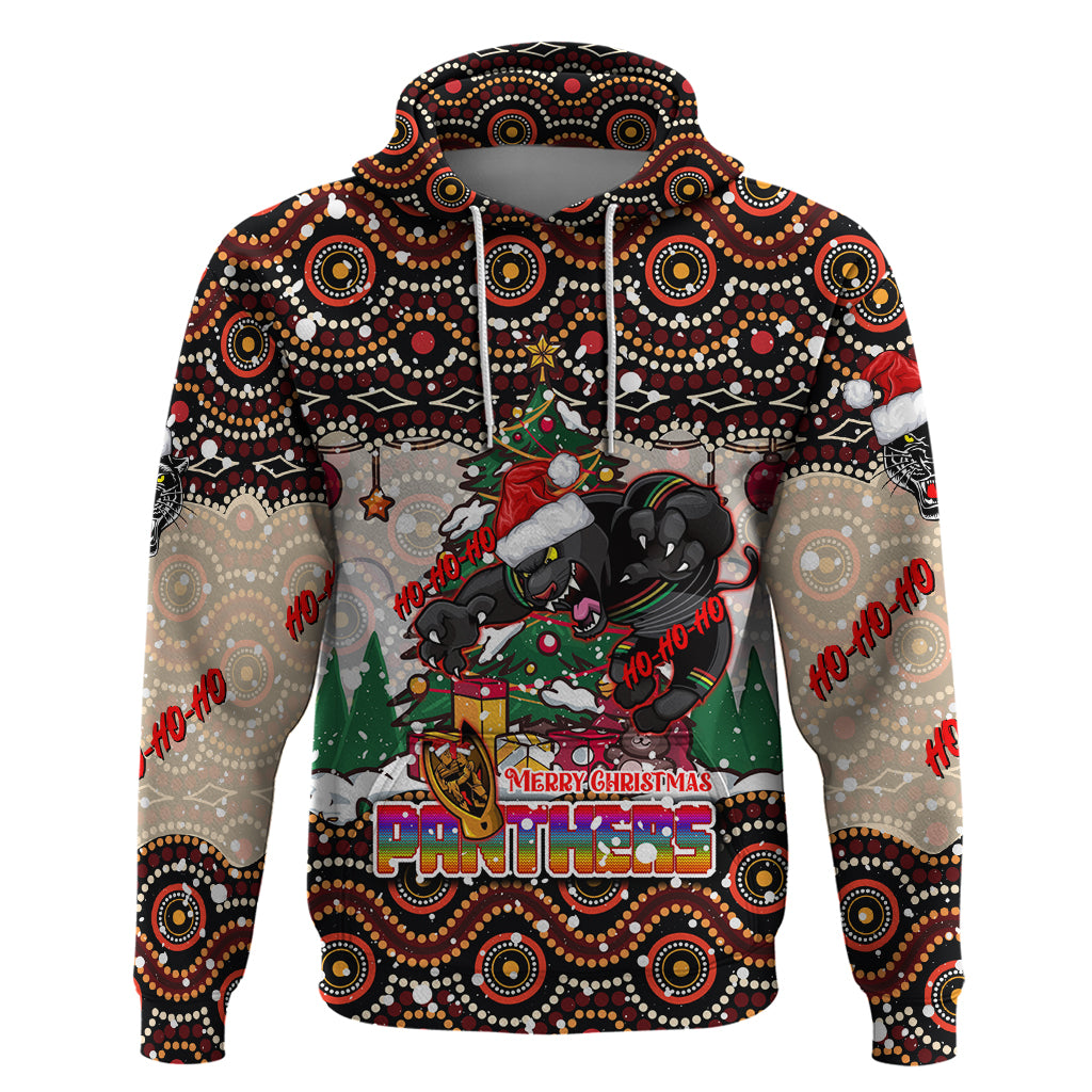 Penrith Panthers Christmas Hoodie Rugby Australia Mascot - Vibe Hoodie Shop