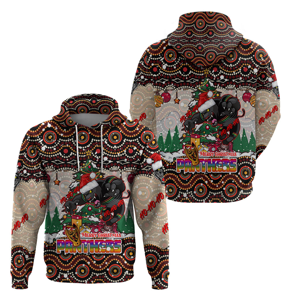 Penrith Panthers Christmas Hoodie Rugby Australia Mascot - Vibe Hoodie Shop