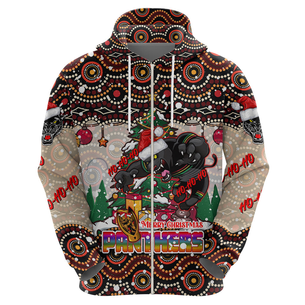 Penrith Panthers Christmas Hoodie Rugby Australia Mascot - Vibe Hoodie Shop