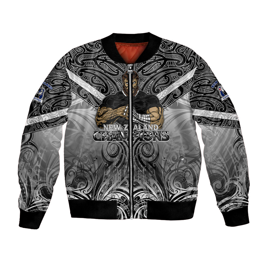 New Zealand Bomber Jacket Rugby Aotearoa Champions - Vibe Hoodie Shop