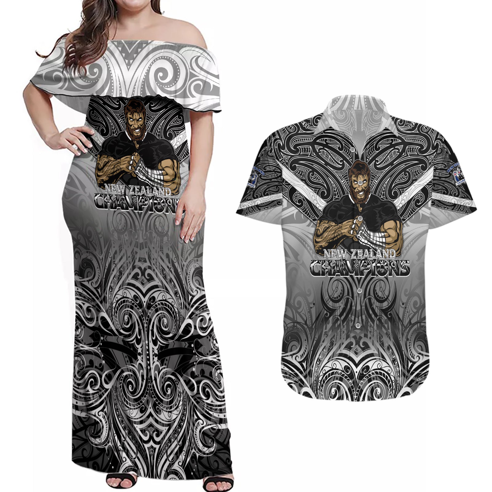 new-zealand-couples-matching-off-shoulder-maxi-dress-and-hawaiian-shirt-rugby-aotearoa-champions