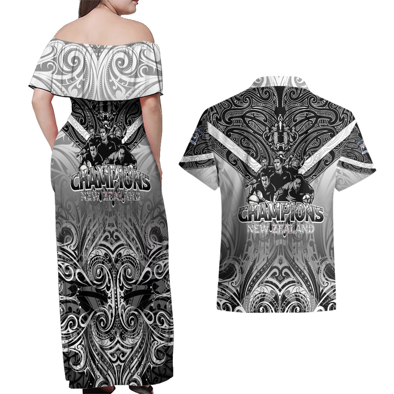 new-zealand-couples-matching-off-shoulder-maxi-dress-and-hawaiian-shirt-rugby-aotearoa-champions