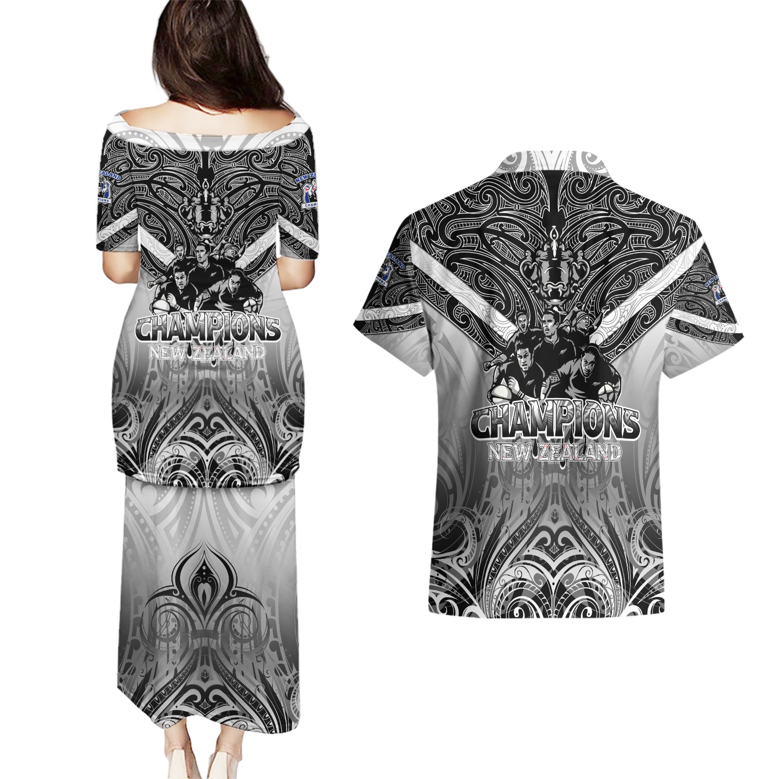 new-zealand-couples-matching-puletasi-dress-and-hawaiian-shirt-rugby-aotearoa-champions