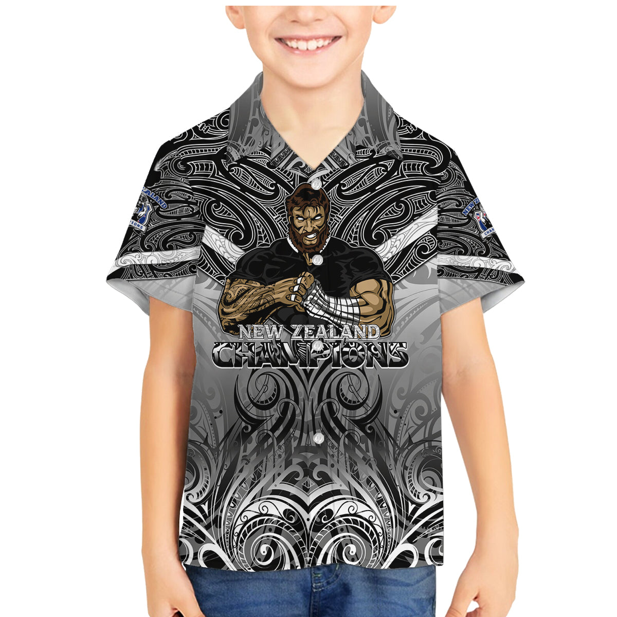 new-zealand-family-matching-mermaid-dress-and-hawaiian-shirt-rugby-aotearoa-champions