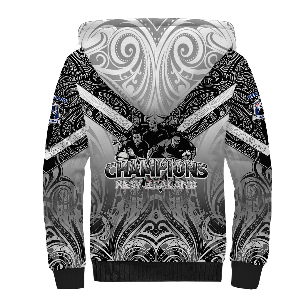 New Zealand Sherpa Hoodie Rugby Aotearoa Champions - Vibe Hoodie Shop