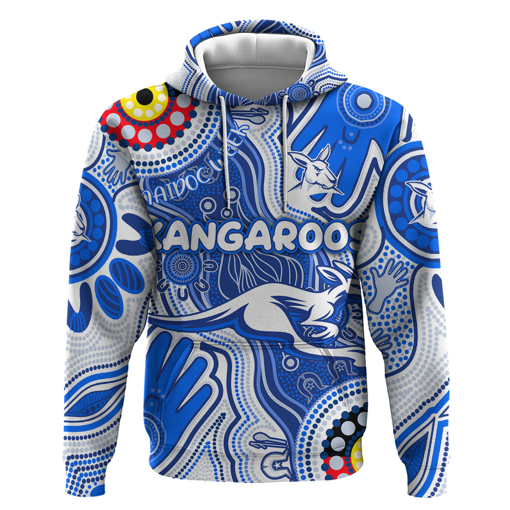 Personalised NAIDOC Week 2024 Melbourne Demons Hoodie Australian Aboriginal Hand Painting - Vibe Hoodie Shop