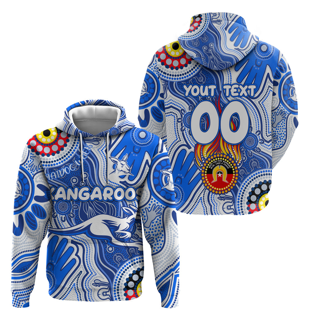 Personalised NAIDOC Week 2024 Melbourne Demons Hoodie Australian Aboriginal Hand Painting - Vibe Hoodie Shop