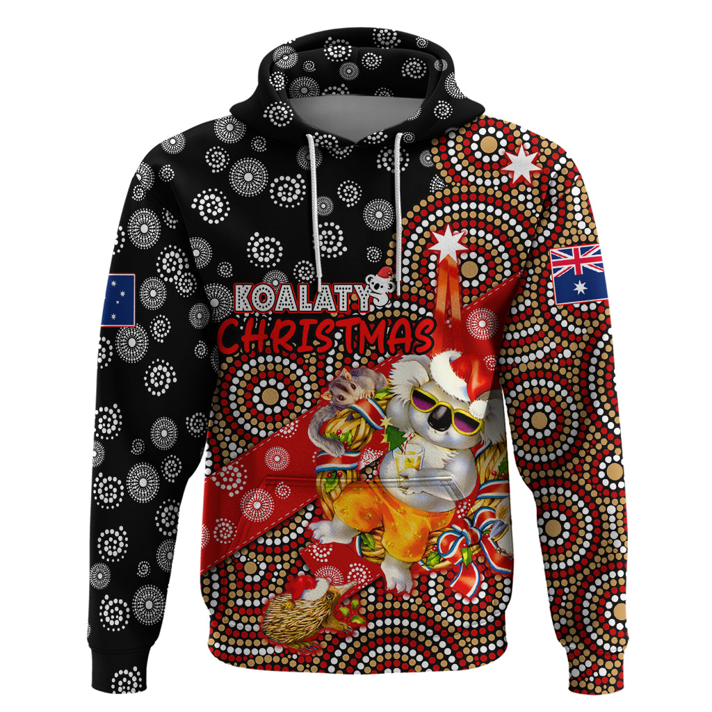 Koalaty Christmas Hoodie Australia Koala Aboriginal - Vibe Hoodie Shop