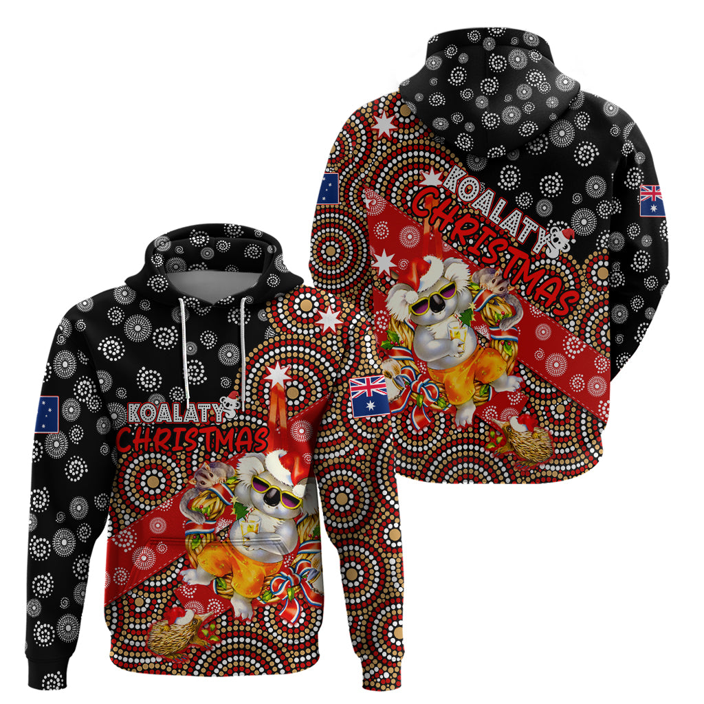 Koalaty Christmas Hoodie Australia Koala Aboriginal - Vibe Hoodie Shop