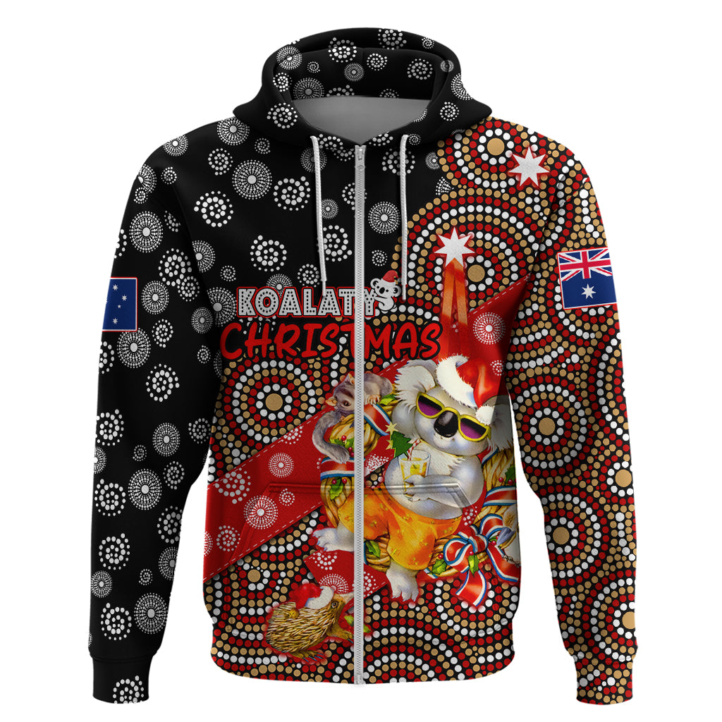 Koalaty Christmas Hoodie Australia Koala Aboriginal - Vibe Hoodie Shop