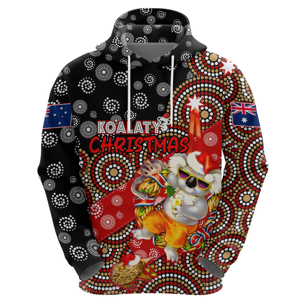 Koalaty Christmas Hoodie Australia Koala Aboriginal - Vibe Hoodie Shop