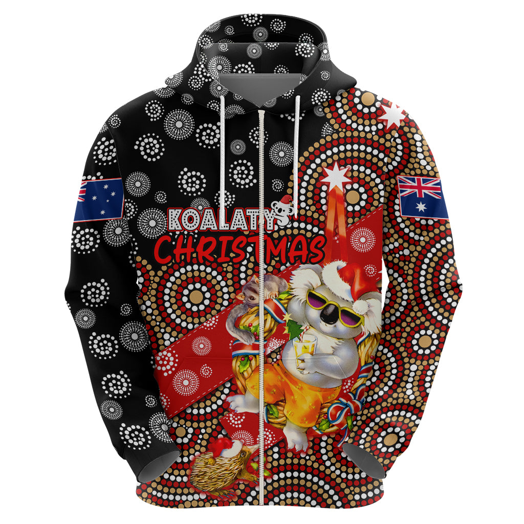 Koalaty Christmas Hoodie Australia Koala Aboriginal - Vibe Hoodie Shop