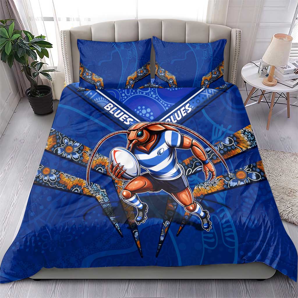 Personalised NSW Blues Bedding Set Mascot Rugby League - Vibe Hoodie Shop
